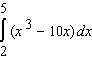 <strong>Evaluate the integral.  </strong> A)11 B)108 C)152 D)200 E)47 <div style=padding-top: 35px> 