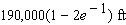 <strong>A rocket rising from the ground has a velocity of after t seconds. How far does it rise in the first 3 minutes and 10 seconds?</strong> A) B) C) D) E)