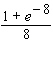 <strong>Find the average of the function over 0, 8 .</strong> A)Average = B)Average = C)Average = D)Average = E)Average =