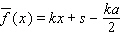 <strong>Find the formula for the a -unit moving average of a general linear function. </strong> A) B) C) D) E)