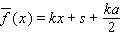 <strong>Find the formula for the a -unit moving average of a general linear function. </strong> A) B) C) D) E)