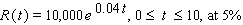 Find the total value or the given income stream and also find its future value (at the end of the given interval)using the given interest rate. Please enter your answer in the form TV = , FV = . Give the answers to the nearest cent. TV = $__________ FV = $__________