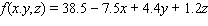 <strong>Let . By what value is increased if is increased by 1?</strong> A)5.4 B)4.4 C)1 D)42.9 E)38.5