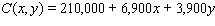 <strong>Your weekly cost (in dollars)to manufacture cars and trucks is given by Find </strong> A) B) C) D) E)