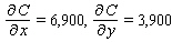 <strong>Your weekly cost (in dollars)to manufacture cars and trucks is given by Find </strong> A) B) C) D) E)