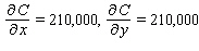 <strong>Your weekly cost (in dollars)to manufacture cars and trucks is given by Find </strong> A) B) C) D) E)