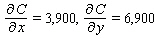 <strong>Your weekly cost (in dollars)to manufacture cars and trucks is given by Find </strong> A) B) C) D) E)