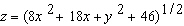 At what point on the given surface is the quantity a minimum? (The method of Lagrange multipliers can be used here.)