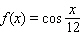 <strong>Model the curve with a cosine function. Note that the period of the curve is and its range is .</strong> A) B) C) D) E)
