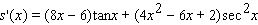 <strong>Find the derivative of the function. </strong> A) B) C) D) E)