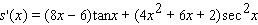 <strong>Find the derivative of the function. </strong> A) B) C) D) E)
