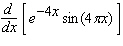 Calculate the derivative.