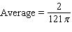 <strong>Recall that the average of a function on an interval is Find the average of the given function. over .</strong> A) B) C) D) E)