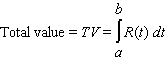 <strong>Recall that the total income received from time t = a to time t = b from a continuous income stream of R (t)dollars per year is Find the total value of the given income stream and also find its future value (at the end of the given interval)using the given interest rate. </strong> A)TV = $1,400,000, FV = $745,106.09 B)TV = $0, FV = $207,020.55 C)TV = $0, FV = $277,680.69 D)TV = $0, FV = $54,779.56 E)none of these