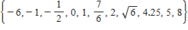 <strong>List the numbers in the set that are natural numbers.  </strong> A)   B)   C)   D)   E)   <div style=padding-top: 35px> 