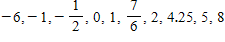 <strong>List the numbers in the set that are natural numbers.  </strong> A)   B)   C)   D)   E)   <div style=padding-top: 35px> 