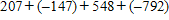 <strong>Estimate the value of     by rounding each number to the nearest hundred.</strong> A) -184 B) 184 C) -304 D) 304 <div style=padding-top: 35px> 