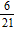 <strong>Write the equivalent of the fraction using a denominator of 21 . </strong> A) B) C) D) E)