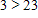 <strong>Write the following statement as a mathematical expression. Three is less than twenty-three.</strong> A) B) C) D) E)