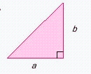 <strong>Find the area of the shaded part of the figure if a = 4 , b = 6 . </strong> A) 48 B) 96 C) 12 D) 10 E) none of these
