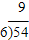 <strong>Write a related multiplication statement for the division. </strong> A) 54 \div 9 = 6 B) 54 \cdot 6 = 9 C) 6 \cdot 9 = 54 D) 27 \cdot 2 = 54 E) 54 \div 6 = 9