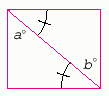 <strong>The angles of the triangles shown in the illustration are a = 60 ^ { \circ } , b = 60 ^ { \circ } . The triangles are congruent because of what property? </strong> A) SAS property B) ASA property C) SSS property