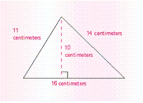 <strong>Find the area of the figure. </strong> A) 40 square centimeters B) 40 centimeters C) 81 square centimeters D) 80 square centimeters E) 6,400 square centimeters