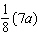Use the associative property to rewrite the expression, and then simplify the result.