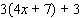 Apply the distributive property. Simplify when possible.  
