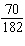 Reduce the fraction to lowest terms by first factoring the numerator and denominator into the product of prime factors and then dividing out any factors they have in common.