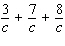 Perform the indicated operation and reduce to lowest terms. Assume the variable represents a nonzero number.