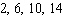 <strong>Find the first four numbers of the sequence by substituting the counting numbers, in order, into the following expression. </strong> A) B) C) D) E)