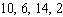 <strong>Find the first four numbers of the sequence by substituting the counting numbers, in order, into the following expression. </strong> A) B) C) D) E)