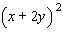 Evaluate the expression when x is -4 and y is 6.