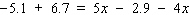 <strong>Simplify both sides of the equation as much as possible, and then solve. </strong> A) B) C) D) E)