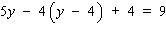 Solve the equation. Apply the distributive property to remove the parentheses, then simplify each side before using the addition property of equality. __________