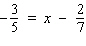 Solve the equation.