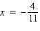 <strong>Solve the equation. </strong> A) B) C) D) E)