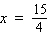 <strong>Solve the equation. </strong> A) B) C) D) E)