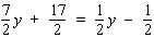 Solve the equation.  