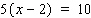 Solve the equation.  