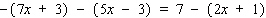Solve the equation.  