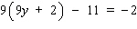 Solve the equation.  