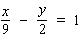 Solve for y .  