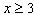 Graph the compound inequality.   or  
