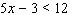 Graph the solution set for the compound inequality.   or  