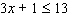 Graph the solution set for the compound inequality.   and  