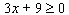 Graph the solution set for the compound inequality.   and  