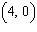 <strong>Give the coordinates of the point in the figure. </strong> A) B) C) D) E)