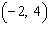 <strong>Complete the ordered pair for the equation. </strong> A) B) C) D) E)